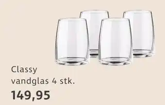 Classy vandglas
