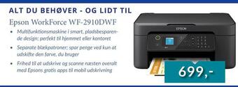 EDB Center Epson workforce wf-2910dwf tilbud