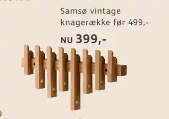 Samsø vintage knagerække
