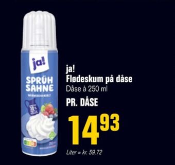Otto Duborg Ja! flødeskum tilbud
