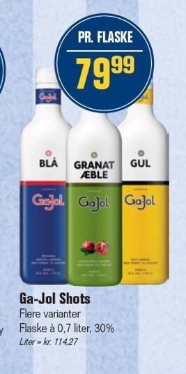 Otto Duborg Ga-jol shots tilbud