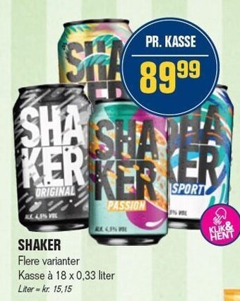 Otto Duborg Shaker tilbud