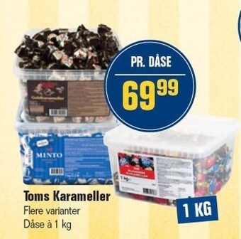 Otto Duborg Toms karameller tilbud