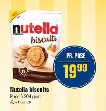 Otto Duborg Nutella biscuits tilbud
