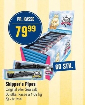 Otto Duborg Skipper's pipes tilbud