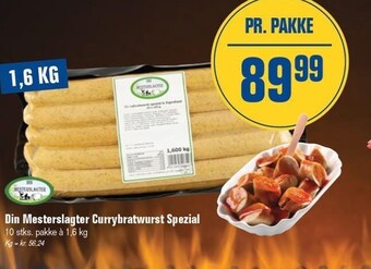 Otto Duborg Din mesterslagter currybratwurst spezial tilbud