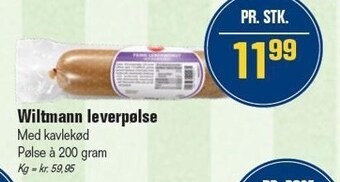 Otto Duborg Wiltmann leverpølse tilbud