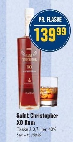 Otto Duborg Saint christopher xo rum tilbud
