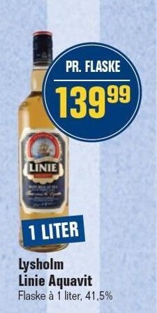 Otto Duborg Lysholm linie aquavit tilbud