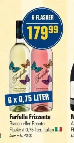 Otto Duborg Farfalla frizzante - 6 x 0,75 liter tilbud