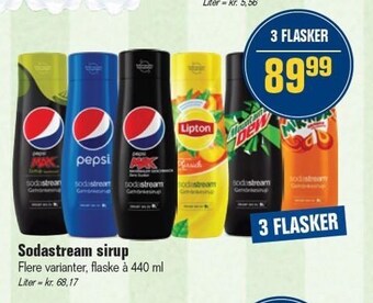 Otto Duborg Sodastream sirup tilbud