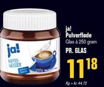 Otto Duborg Ja! pulverfløde tilbud