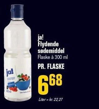 Otto Duborg Ja! flydende sødemiddel tilbud