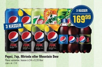 Otto Duborg Pepsi, 7up, mirinda eller mountain dew tilbud