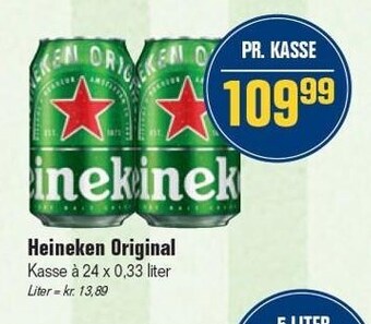 Otto Duborg Heineken original tilbud