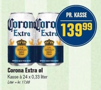 Otto Duborg Corona extra øl tilbud