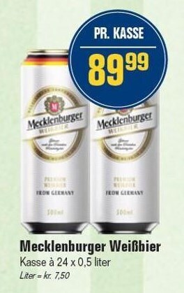 Otto Duborg Mecklenburger weissbier tilbud