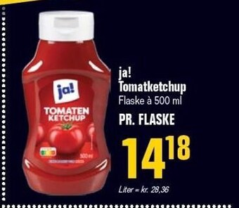 Otto Duborg Ja! tomatketchup tilbud