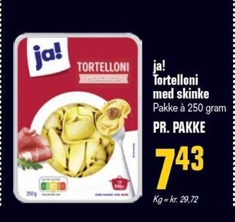 Otto Duborg Ja! tortelloni med skinke tilbud