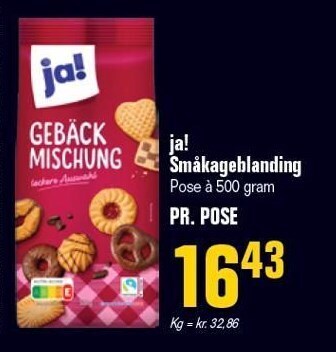 Otto Duborg Ja! småkageblanding tilbud