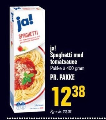 Otto Duborg Ja! spaghetti med tomatsauce tilbud
