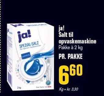 Ja! salt til opvaskemaskine