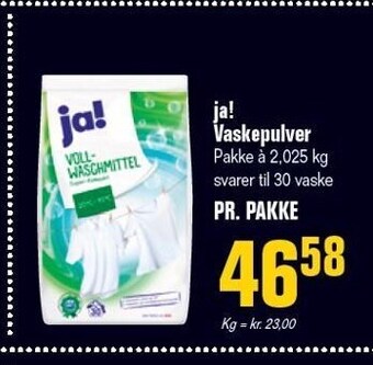 Otto Duborg Ja! vaskepulver tilbud