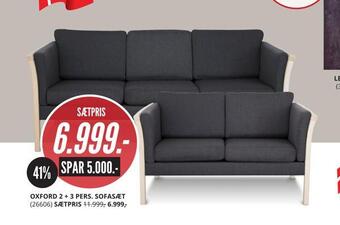 Oxford 2 + 3 pers. sofasæt