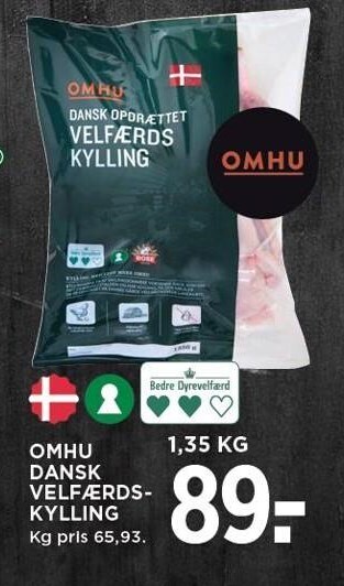 MENY Omhu dansk velfærdskylling tilbud