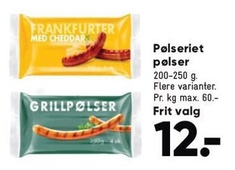 Bilka Pølseriet pølser tilbud