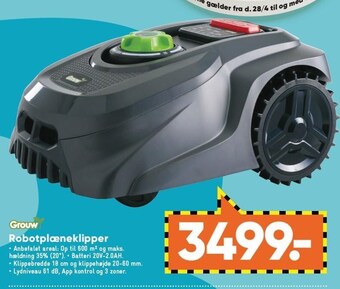 Bilka Grouw robotplæneklipper tilbud