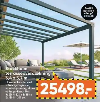 Stockholm terrasseoverdækning