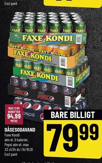 Løvbjerg Dåsesodavand tilbud