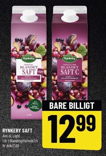 Løvbjerg Rynkeby saft tilbud