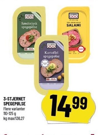 Løvbjerg 3-stjernet spegepølse tilbud