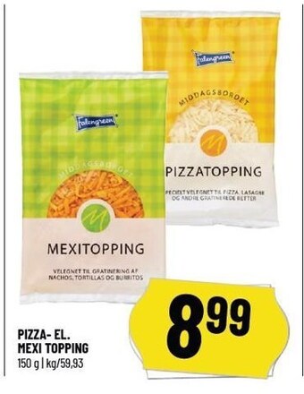 Løvbjerg Pizza- el. mexi topping tilbud