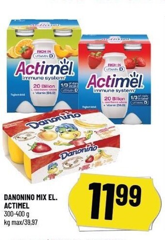 Løvbjerg Danonino mix el. actimel tilbud