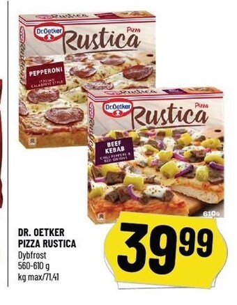 Løvbjerg Dr. oetker pizza rustica tilbud
