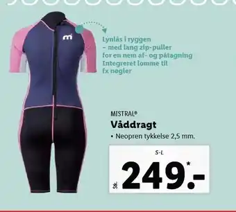 Lidl Mistral våddragt tilbud
