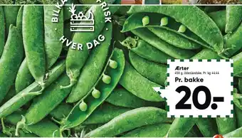 Bilka Ærter 450 g. tilbud
