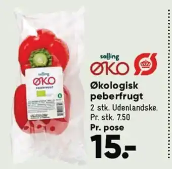 Bilka Økologisk peberfrugt tilbud