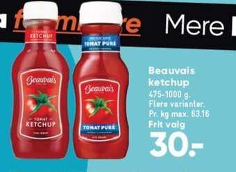 Bilka Beauvais ketchup tilbud