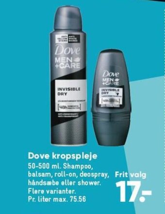 Bilka Dove kropspleje tilbud