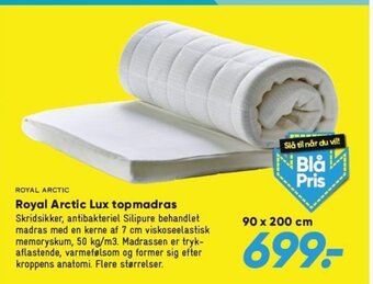Bilka Royal Arctic Lux topmadras tilbud