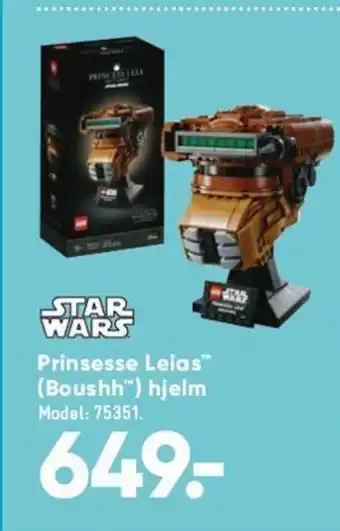Bilka STAR WARS Prinsesse Leias™ (Boushh") hjelm tilbud