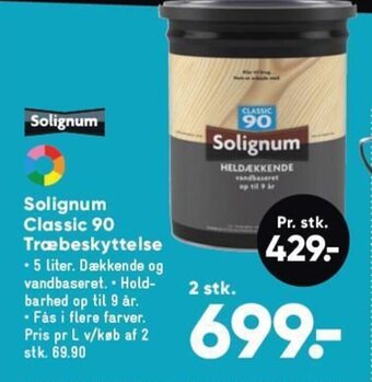 Bilka Solignum Classic 90 Træbeskyttelse tilbud