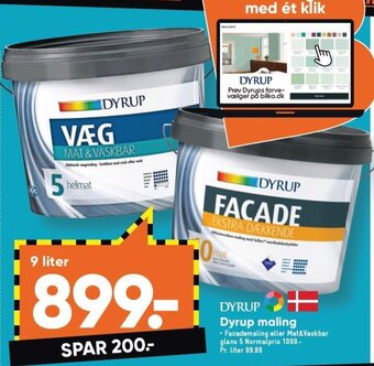 Bilka Dyrup maling tilbud