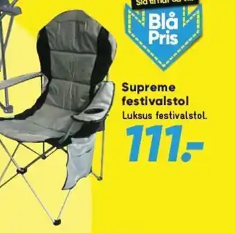 Supreme festivalstol Luksus festivalstol.