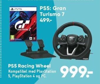 Bilka PS5 Racing Wheel tilbud