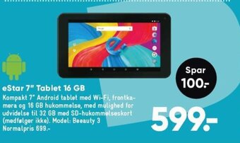 eStar 7" Tablet 16 GB